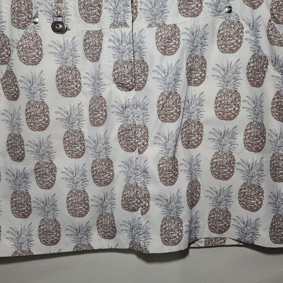 XDS Daily Sport White Pineapple Print Skort - Picture 4 of 10